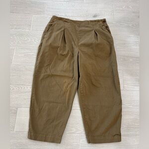 TOAST Pleated Green Pants Size 18